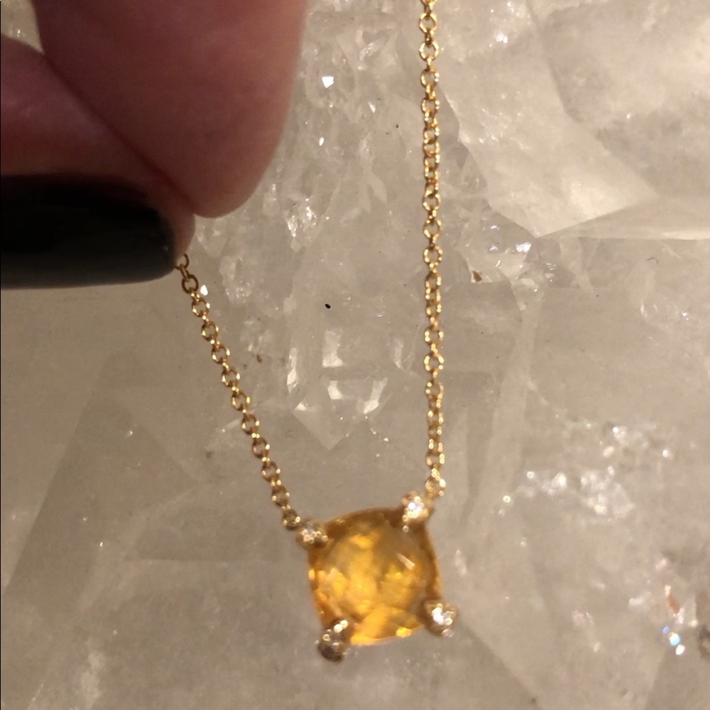 18k gold David Yurman Chatelaine necklace